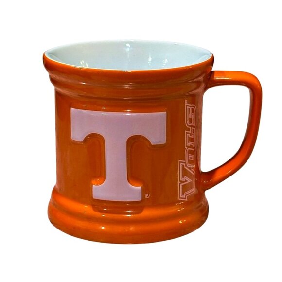 Tennessee Volunteers 3D Logo Coffee Mug Cup Orange White Vols The Encore Group - Picture 1 of 8